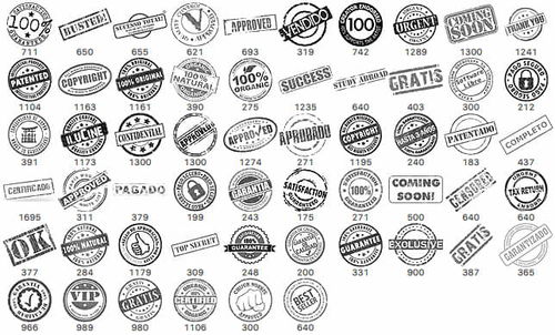 打造專屬印記 英文徽章、標記、蓋章及紀念幣PS筆刷資源推薦